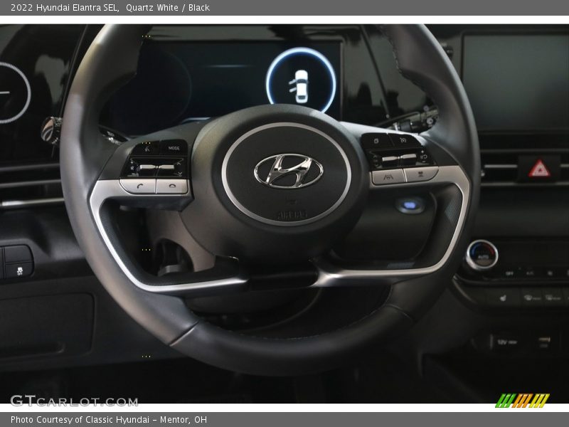Quartz White / Black 2022 Hyundai Elantra SEL