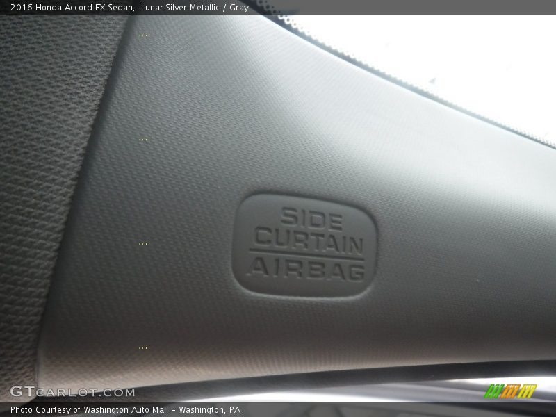 Lunar Silver Metallic / Gray 2016 Honda Accord EX Sedan