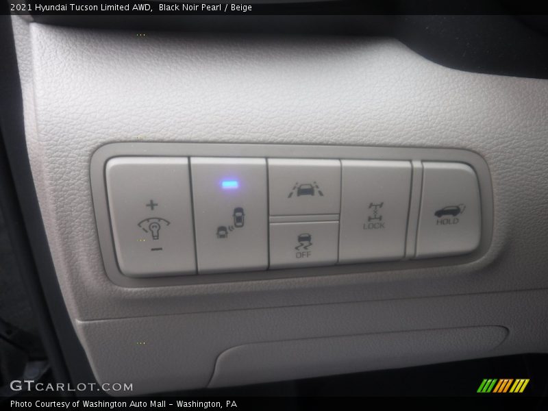 Black Noir Pearl / Beige 2021 Hyundai Tucson Limited AWD