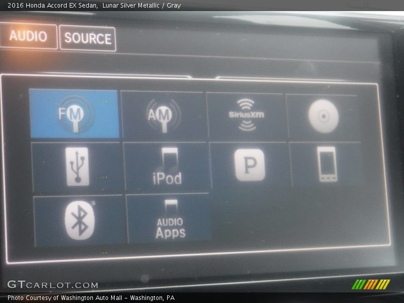 Lunar Silver Metallic / Gray 2016 Honda Accord EX Sedan