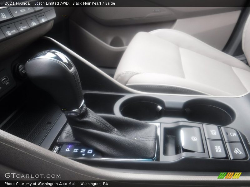 Black Noir Pearl / Beige 2021 Hyundai Tucson Limited AWD