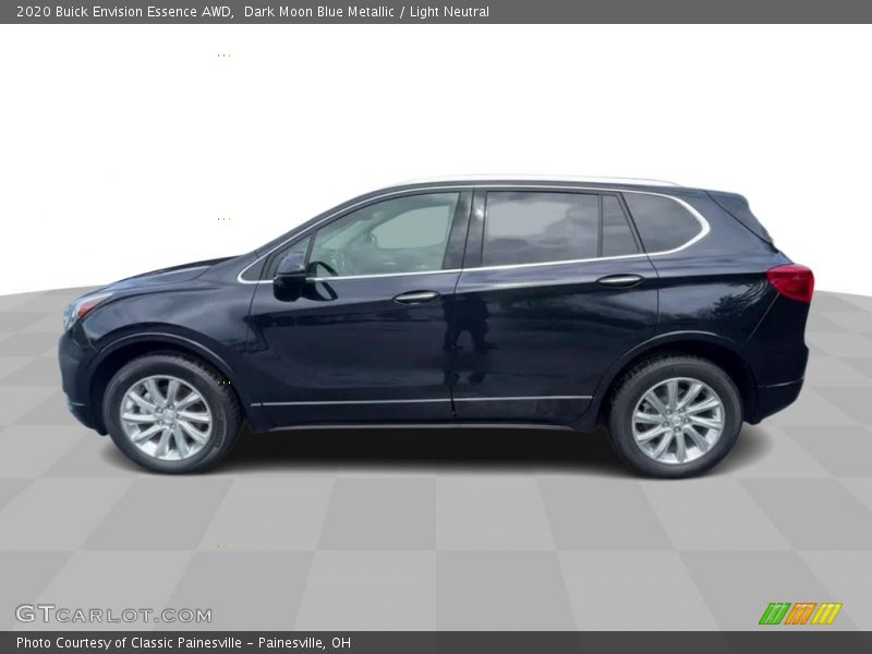 Dark Moon Blue Metallic / Light Neutral 2020 Buick Envision Essence AWD