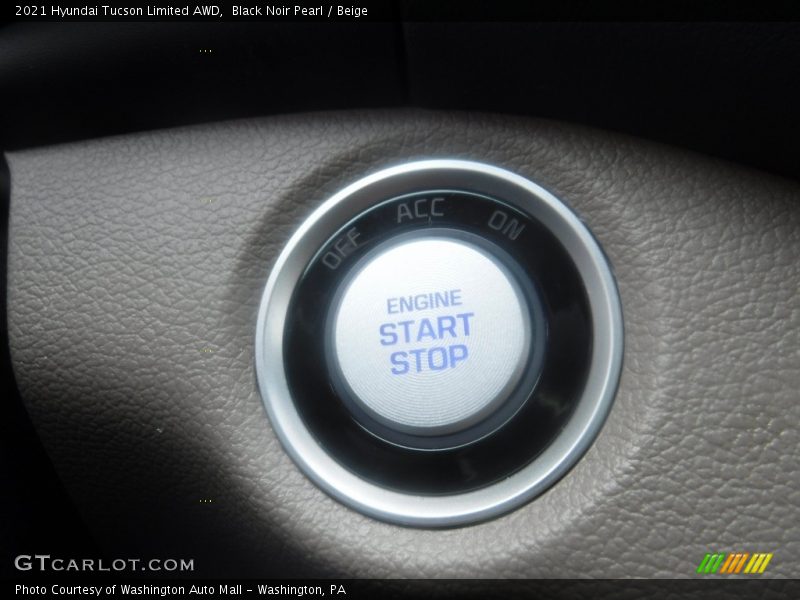 Black Noir Pearl / Beige 2021 Hyundai Tucson Limited AWD