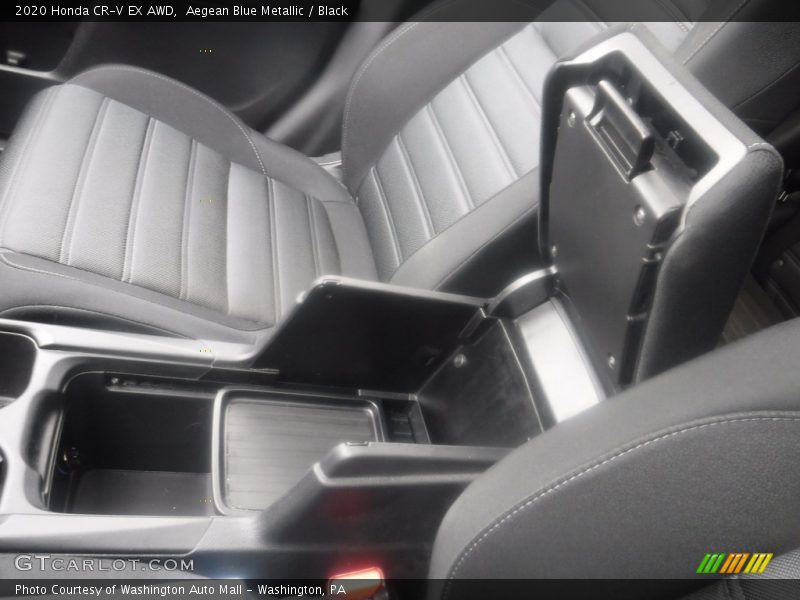 Aegean Blue Metallic / Black 2020 Honda CR-V EX AWD