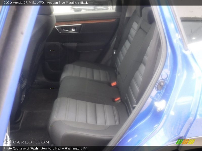 Aegean Blue Metallic / Black 2020 Honda CR-V EX AWD