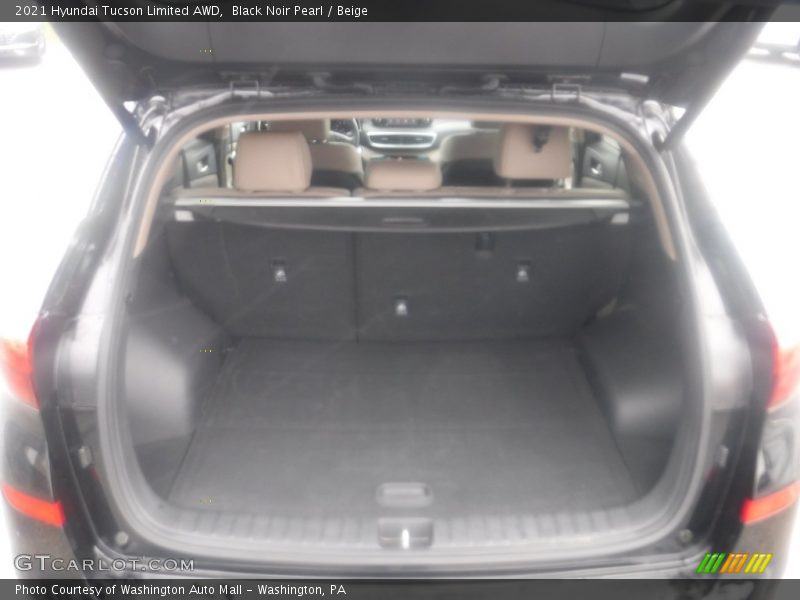Black Noir Pearl / Beige 2021 Hyundai Tucson Limited AWD