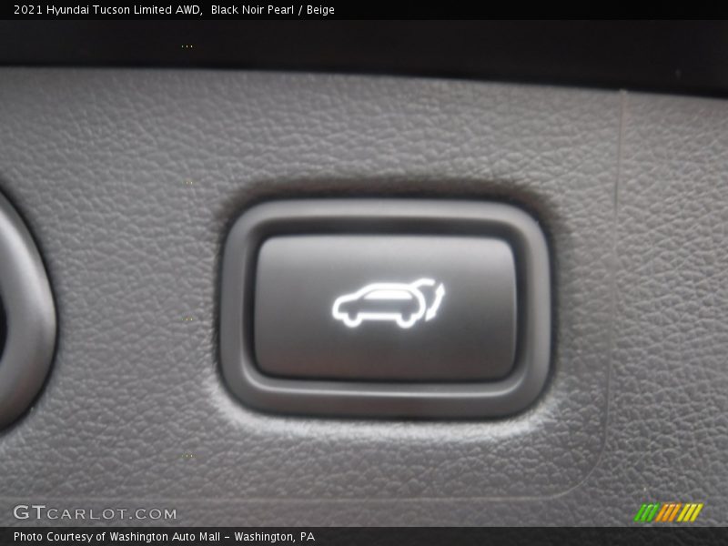 Black Noir Pearl / Beige 2021 Hyundai Tucson Limited AWD