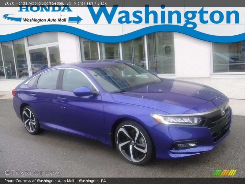 Still Night Pearl / Black 2020 Honda Accord Sport Sedan