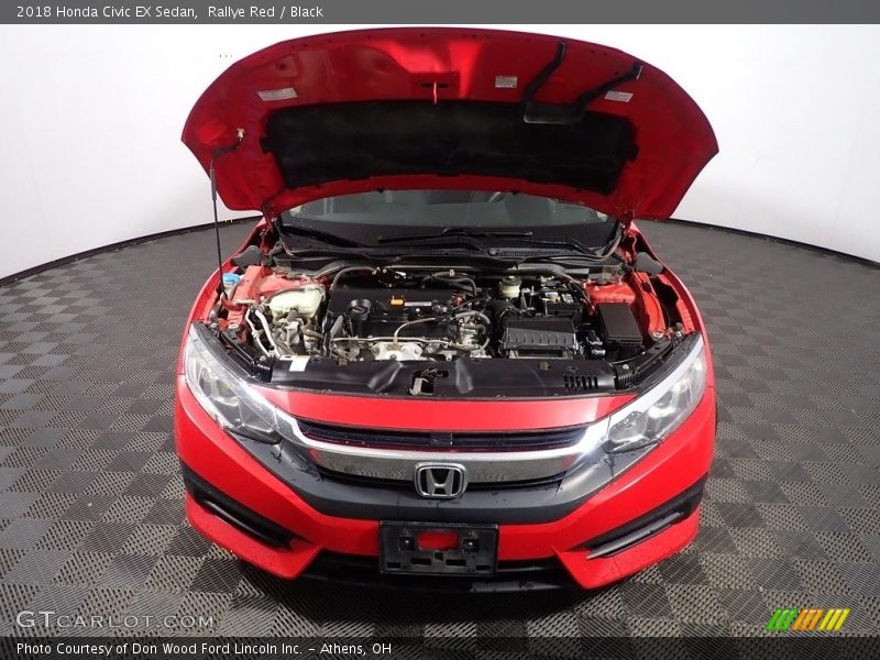 Rallye Red / Black 2018 Honda Civic EX Sedan