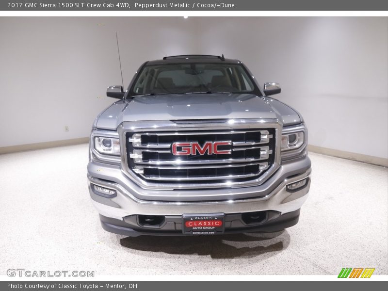 Pepperdust Metallic / Cocoa/­Dune 2017 GMC Sierra 1500 SLT Crew Cab 4WD