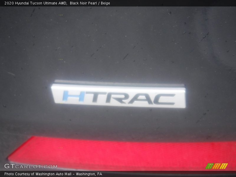Black Noir Pearl / Beige 2020 Hyundai Tucson Ultimate AWD