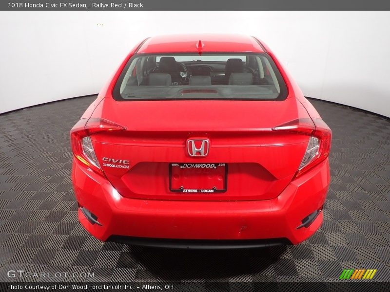 Rallye Red / Black 2018 Honda Civic EX Sedan