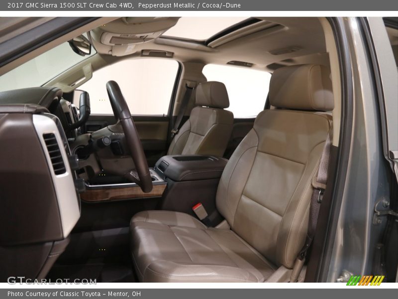 Front Seat of 2017 Sierra 1500 SLT Crew Cab 4WD