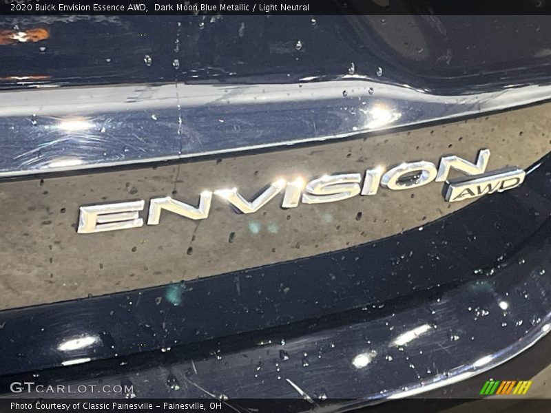 Dark Moon Blue Metallic / Light Neutral 2020 Buick Envision Essence AWD