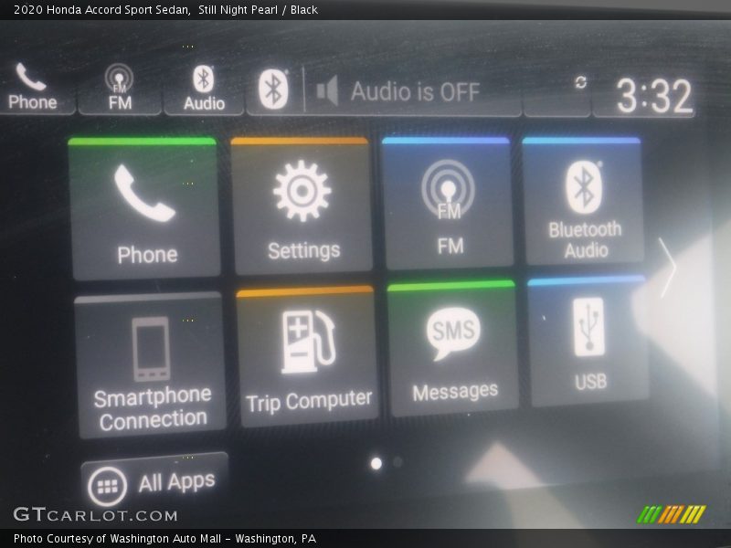 Still Night Pearl / Black 2020 Honda Accord Sport Sedan