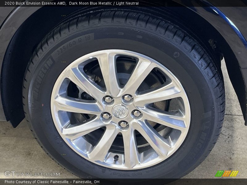 Dark Moon Blue Metallic / Light Neutral 2020 Buick Envision Essence AWD