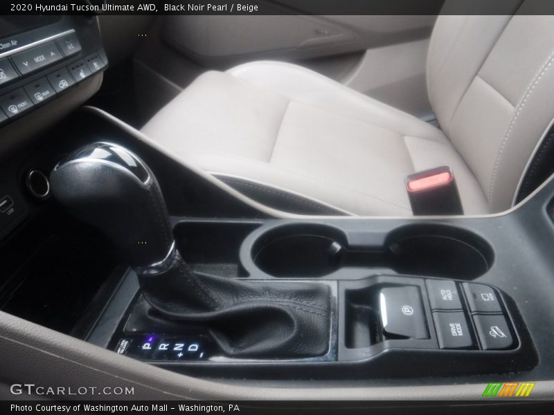 Black Noir Pearl / Beige 2020 Hyundai Tucson Ultimate AWD