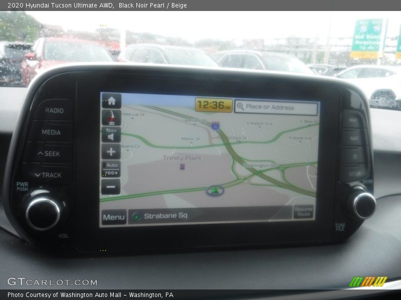 Black Noir Pearl / Beige 2020 Hyundai Tucson Ultimate AWD