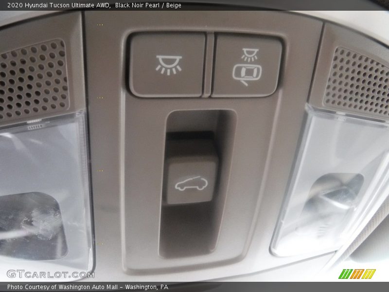 Black Noir Pearl / Beige 2020 Hyundai Tucson Ultimate AWD