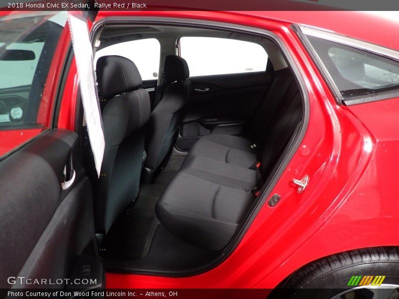 Rallye Red / Black 2018 Honda Civic EX Sedan