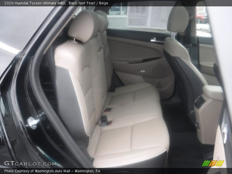 Black Noir Pearl / Beige 2020 Hyundai Tucson Ultimate AWD