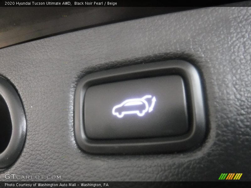 Black Noir Pearl / Beige 2020 Hyundai Tucson Ultimate AWD