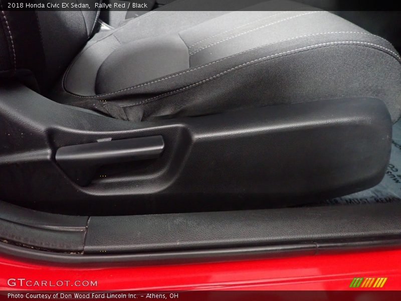 Rallye Red / Black 2018 Honda Civic EX Sedan
