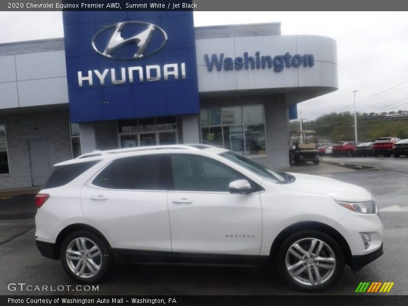 Summit White / Jet Black 2020 Chevrolet Equinox Premier AWD