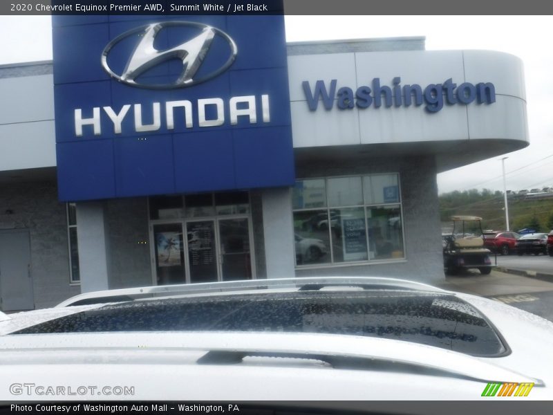 Summit White / Jet Black 2020 Chevrolet Equinox Premier AWD
