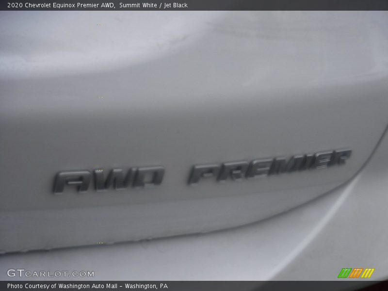 Summit White / Jet Black 2020 Chevrolet Equinox Premier AWD