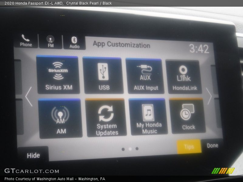 Crystal Black Pearl / Black 2020 Honda Passport EX-L AWD