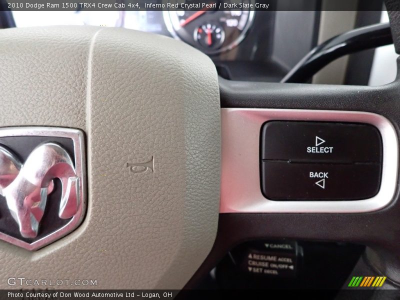 Inferno Red Crystal Pearl / Dark Slate Gray 2010 Dodge Ram 1500 TRX4 Crew Cab 4x4
