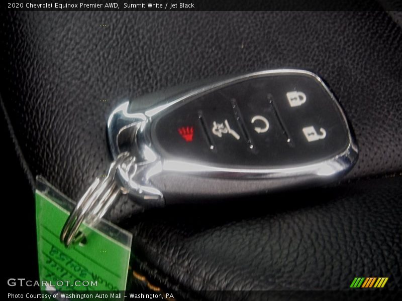 Summit White / Jet Black 2020 Chevrolet Equinox Premier AWD