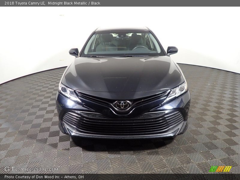 Midnight Black Metallic / Black 2018 Toyota Camry LE
