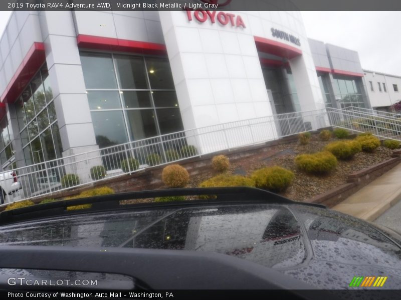 Midnight Black Metallic / Light Gray 2019 Toyota RAV4 Adventure AWD