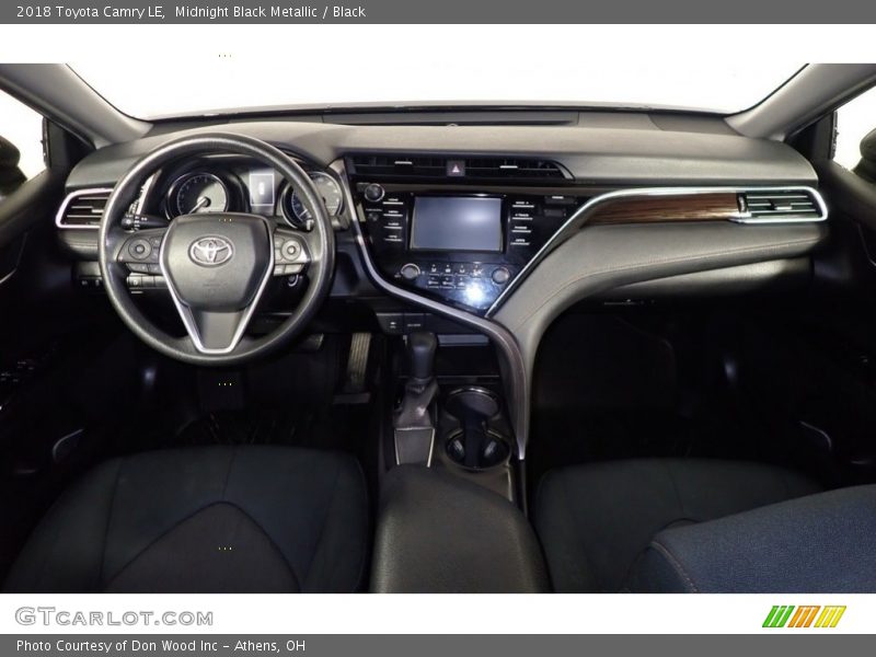Midnight Black Metallic / Black 2018 Toyota Camry LE