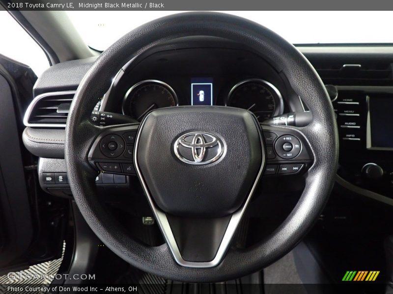 Midnight Black Metallic / Black 2018 Toyota Camry LE