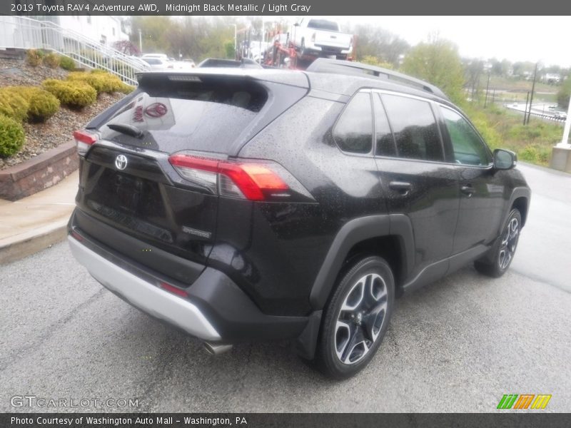 Midnight Black Metallic / Light Gray 2019 Toyota RAV4 Adventure AWD