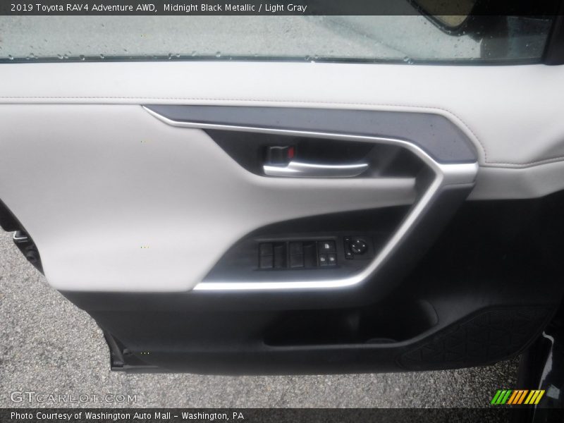 Midnight Black Metallic / Light Gray 2019 Toyota RAV4 Adventure AWD