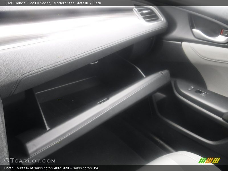 Modern Steel Metallic / Black 2020 Honda Civic EX Sedan
