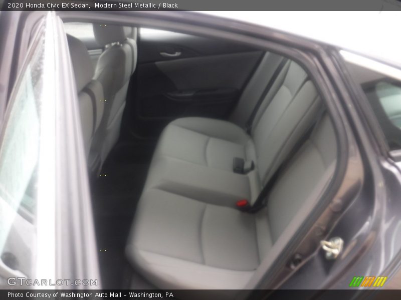 Modern Steel Metallic / Black 2020 Honda Civic EX Sedan