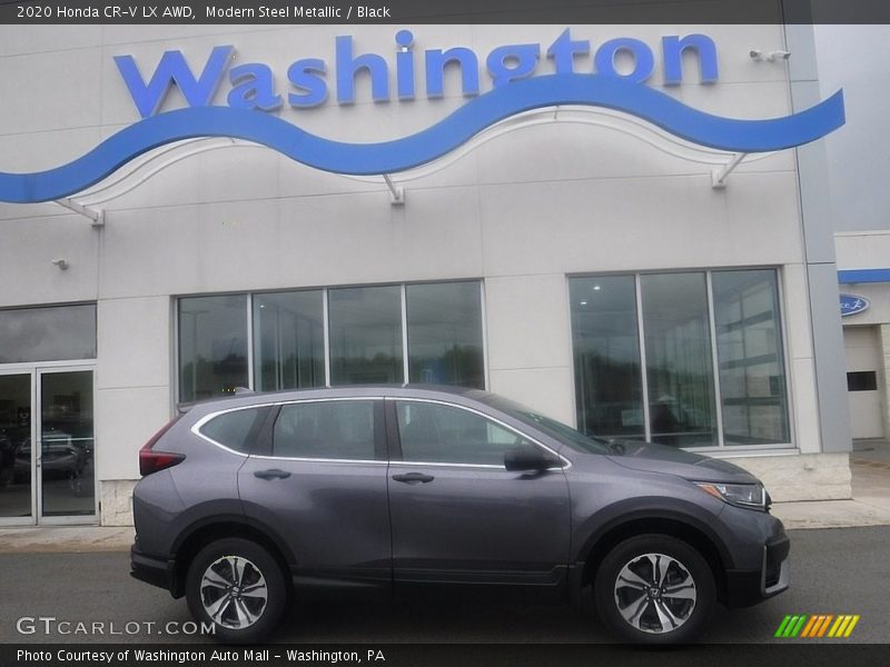 Modern Steel Metallic / Black 2020 Honda CR-V LX AWD