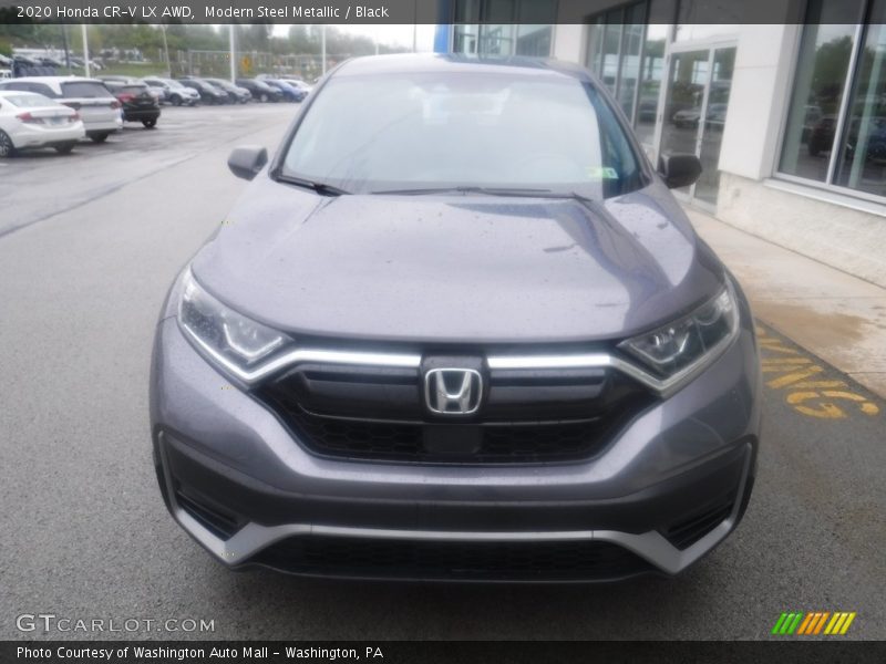 Modern Steel Metallic / Black 2020 Honda CR-V LX AWD