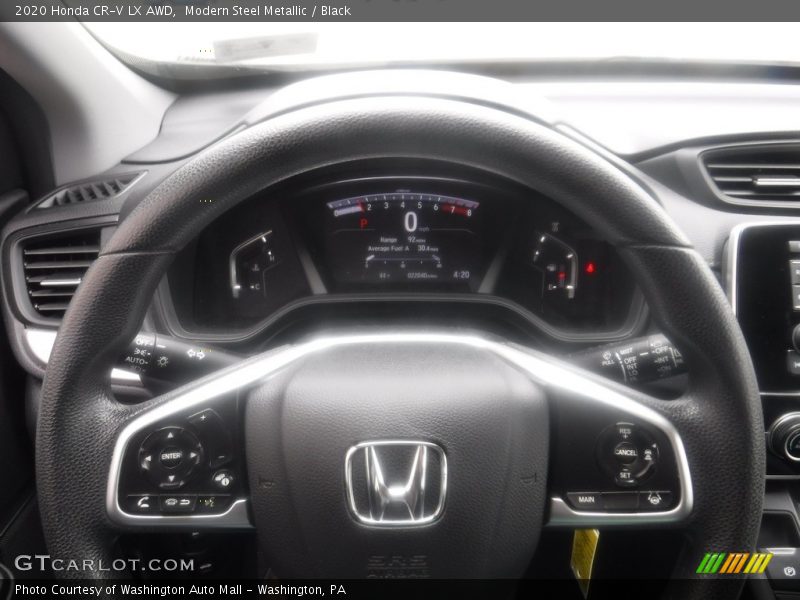 Modern Steel Metallic / Black 2020 Honda CR-V LX AWD