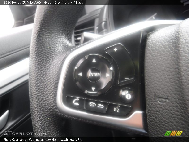 Modern Steel Metallic / Black 2020 Honda CR-V LX AWD