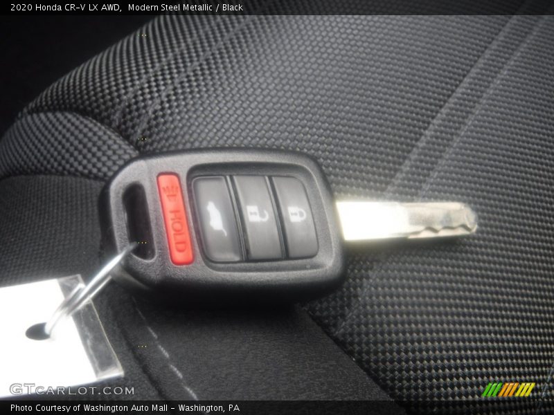 Modern Steel Metallic / Black 2020 Honda CR-V LX AWD
