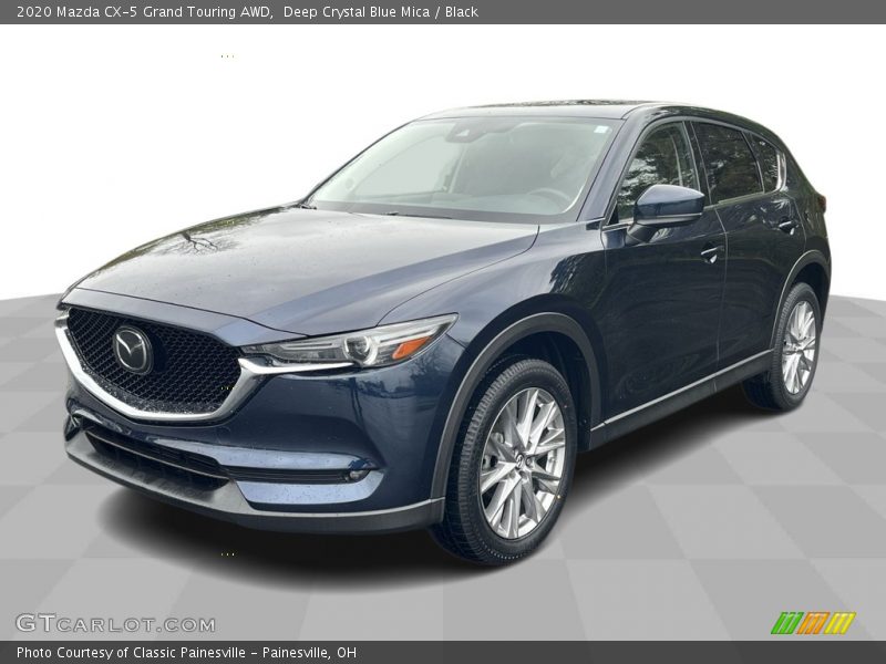 Deep Crystal Blue Mica / Black 2020 Mazda CX-5 Grand Touring AWD