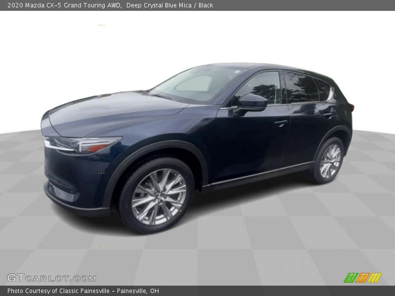 Deep Crystal Blue Mica / Black 2020 Mazda CX-5 Grand Touring AWD