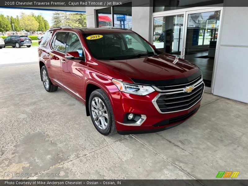 Cajun Red Tintcoat / Jet Black 2018 Chevrolet Traverse Premier