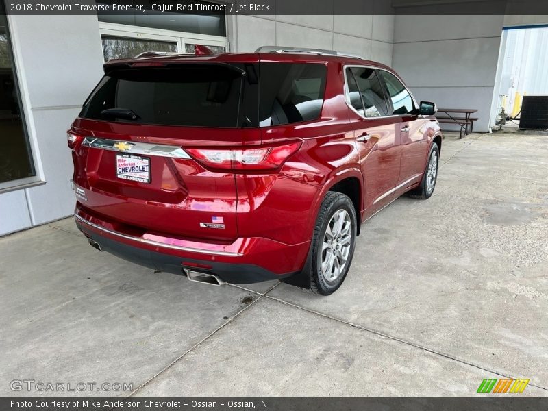Cajun Red Tintcoat / Jet Black 2018 Chevrolet Traverse Premier